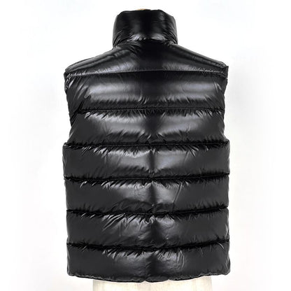Moncler Tib Gilet Down Vest Double Zip Black