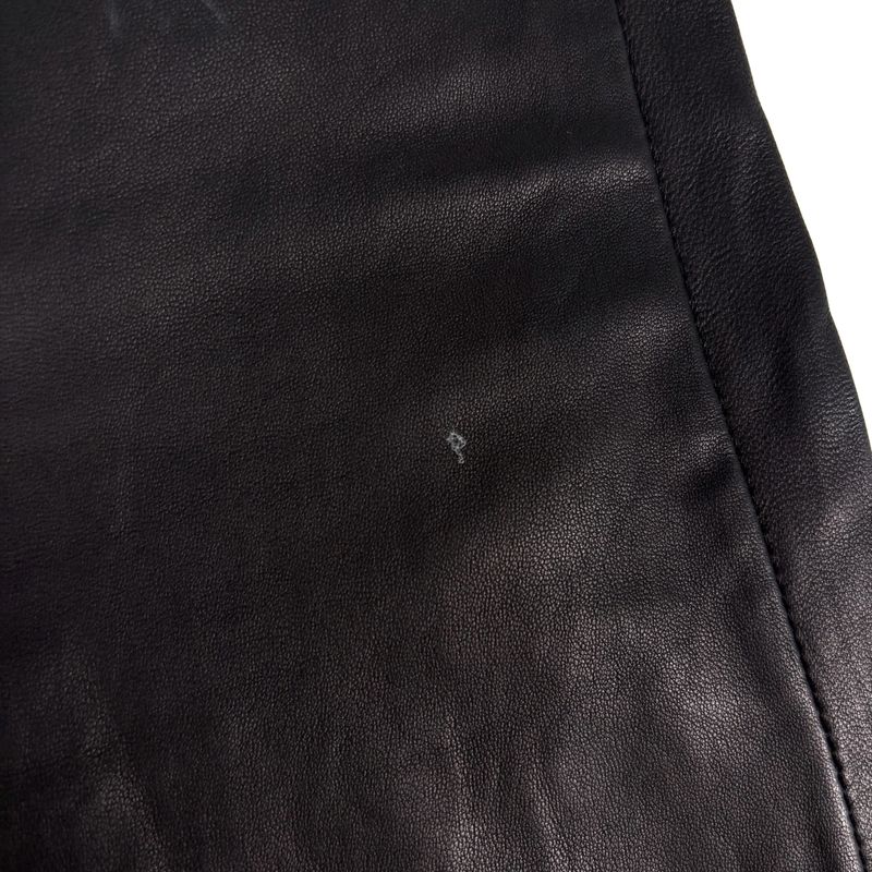 Prada Leather Pants Sheep Black
