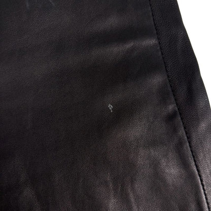 Prada Leather Pants Sheep Black