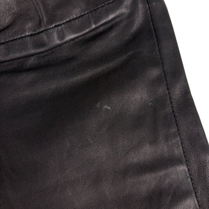 Prada Leather Pants Sheep Black