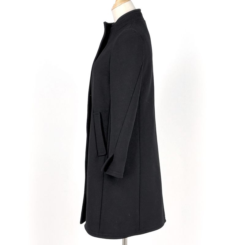 Celine Coat Long Hair Black
