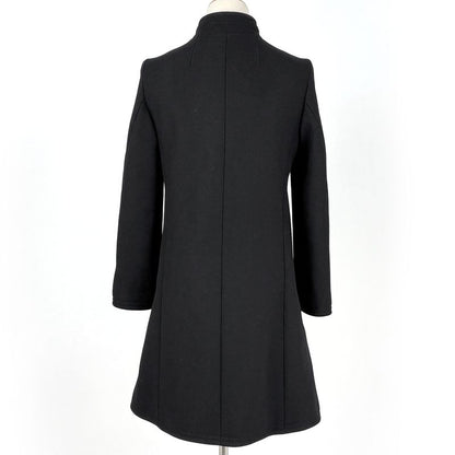 Celine Coat Long Hair Black