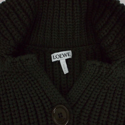 Loewe Cropped Jacke Technical Knit Chunky Sweater Short Length Long Sleeve M