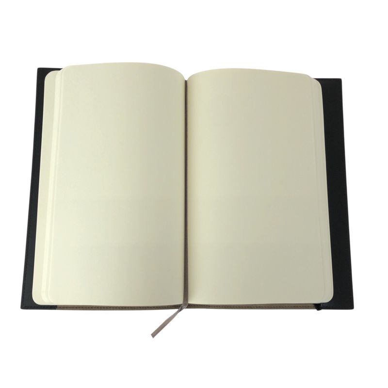 Bottega Veneta Intrecha Top Black White Leather No Top Book Cover Notebook