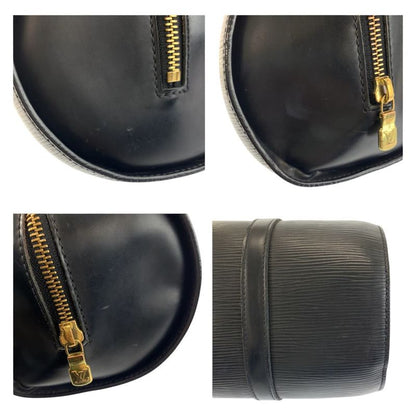 Louis Vuitton Epi Souflo Black Gold Leather Handbag