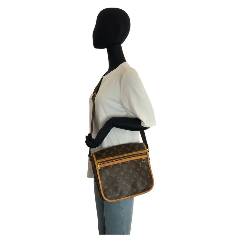 Louis Vuitton Monogram Messenger Bosphore PM Brown Shoulder Bag Pochette