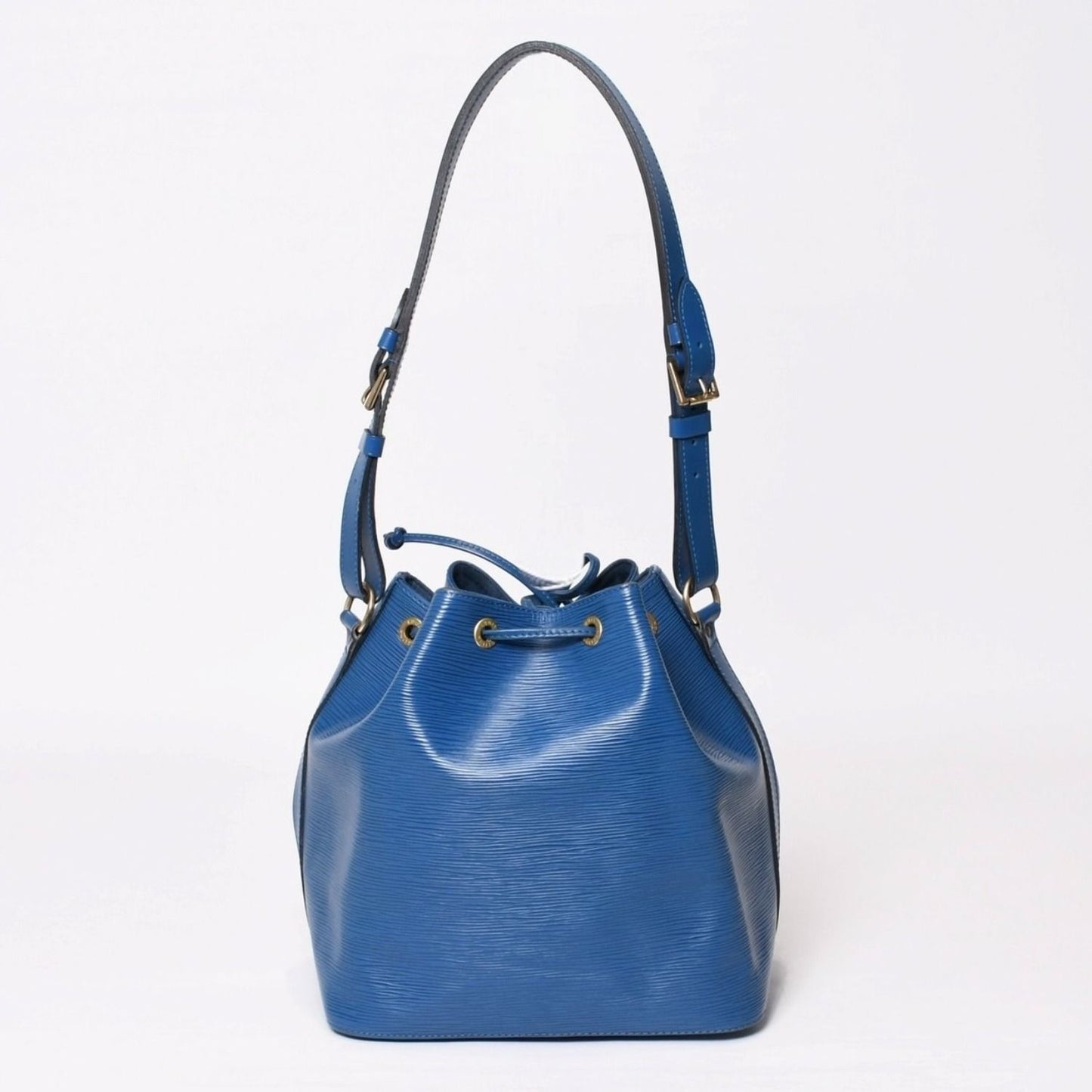 Louis Vuitton Epi Petit Noe Bag Blue Gold — view 2