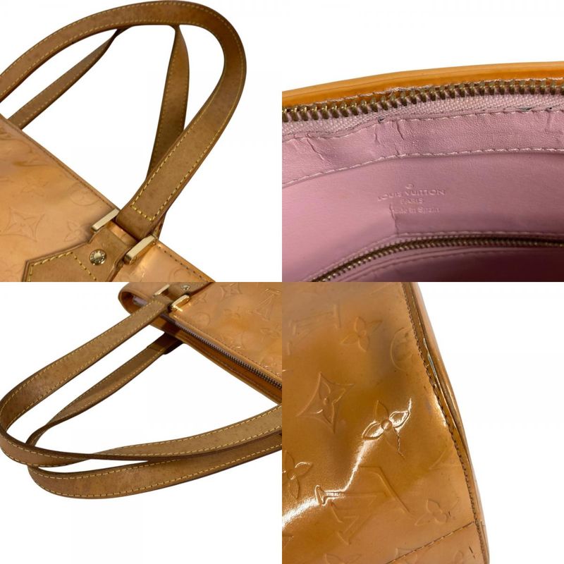 Louis Vuitton Shoulder Bag Houston Monogram Vernis Rose Pink
