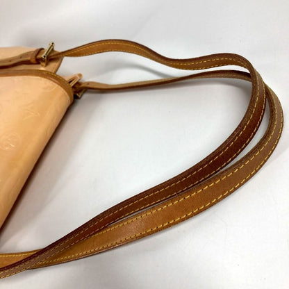 Louis Vuitton Shoulder Bag Biscayne Bay GM Monogram Vernis Canvas Marshmallow
