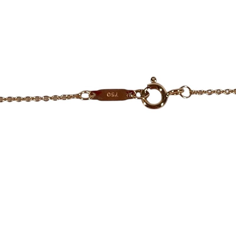 Tiffany & Co Necklace Oval Key Key Pink Gold