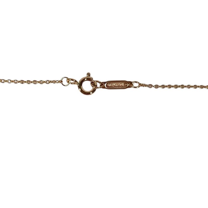 Tiffany & Co Necklace Oval Key Key Pink Gold