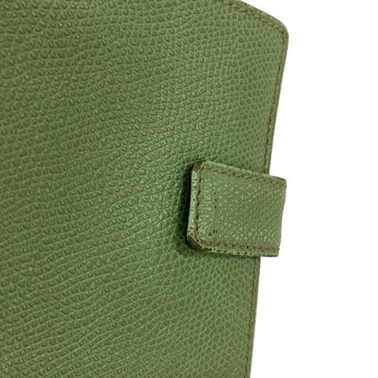 Loewe Bifold Wallet Green Anagram Leather