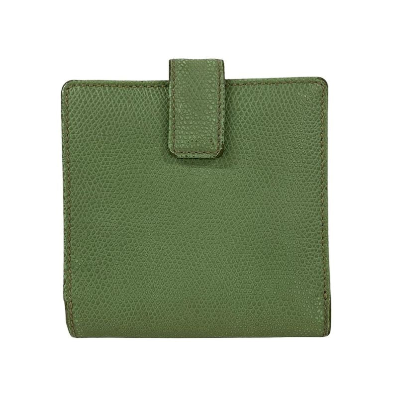 Loewe Bifold Wallet Green Anagram Leather