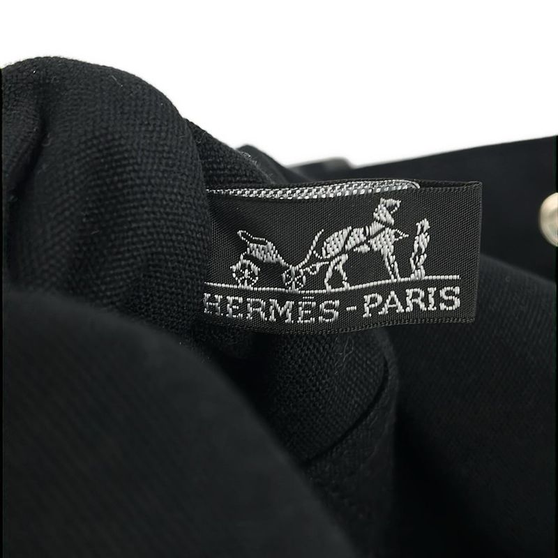 Hermes Tote Fourre Tout GM Black Gray