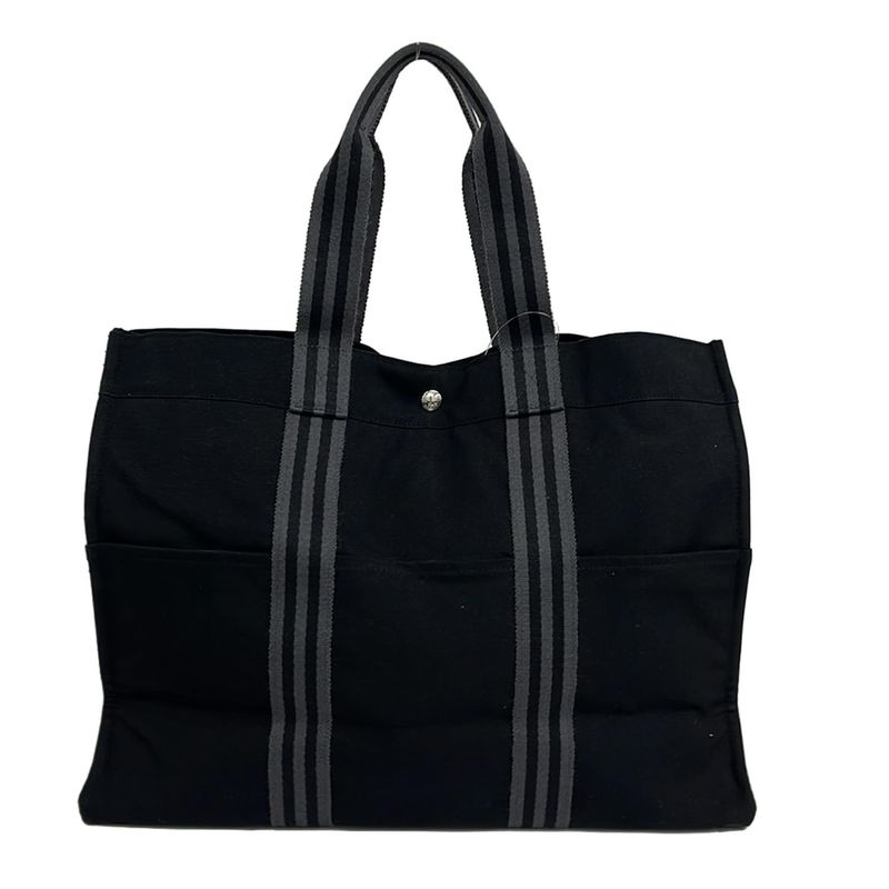 Hermes Tote Fourre Tout GM Black Gray