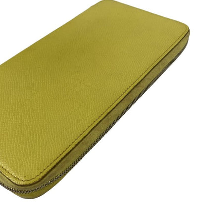 Hermes Wallet Azap Long Silk in Souffle Zip Around Silver