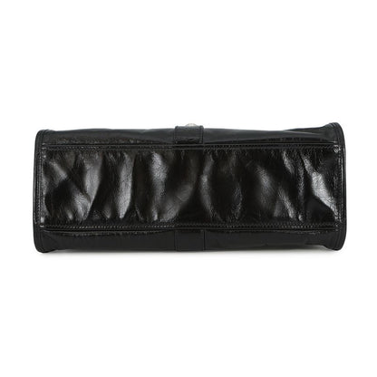Prada Tote Hobo Leather Black