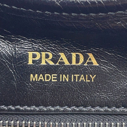 Prada Tote Hobo Leather Black