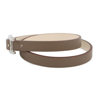Hermes Bracelet Behapi Double Tour Etoupe Nata Silver Swift T3