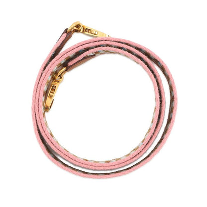 Hermes Shoulder Strap Bandouliere Sangle Allegro Rose Dete White Rouge Vif Gold