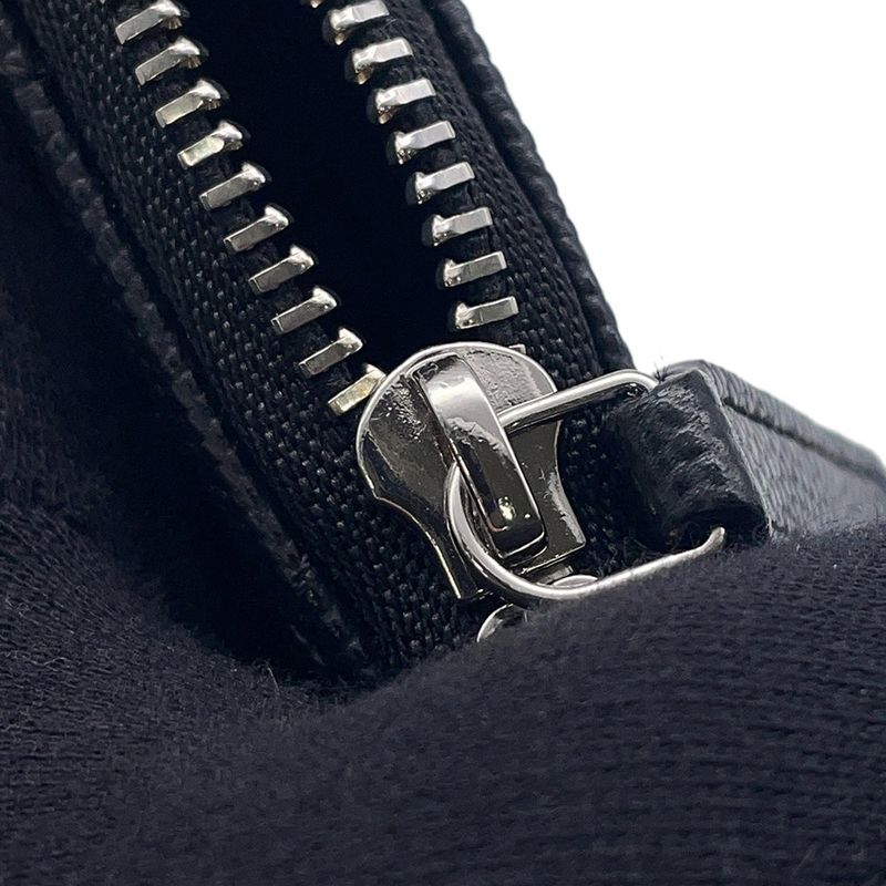 Chanel Pouch Quilted 19 Caviar Leather Case Black