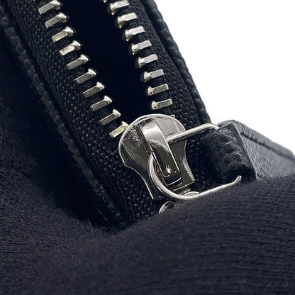 Chanel Pouch Quilted 19 Caviar Leather Case Black