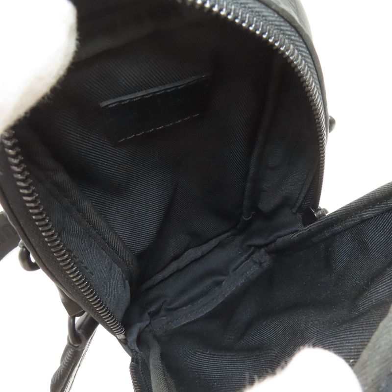 Louis Vuitton Double Phone Pouch Shoulder Bag Monogram Shadow