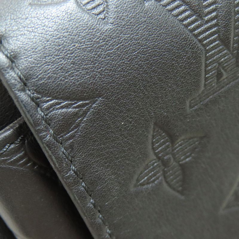 Louis Vuitton Double Phone Pouch Shoulder Bag Monogram Shadow