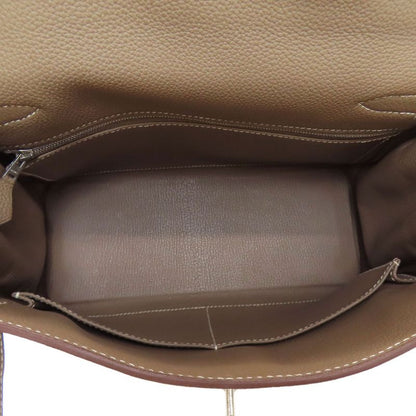 Hermes Kelly 28 Inner Stitch Etoupe Silver Handbag Togo