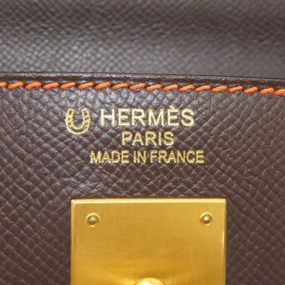 Hermes Kelly 40 Special Order Inner Sewing Gold Handbag Epsom