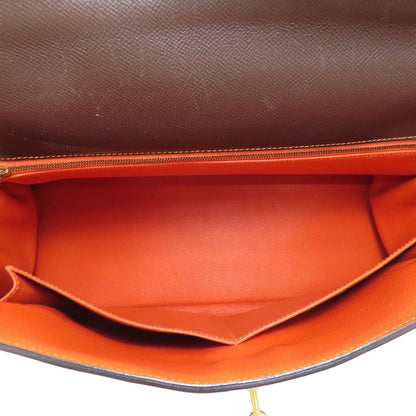 Hermes Kelly 40 Special Order Inner Sewing Gold Handbag Epsom