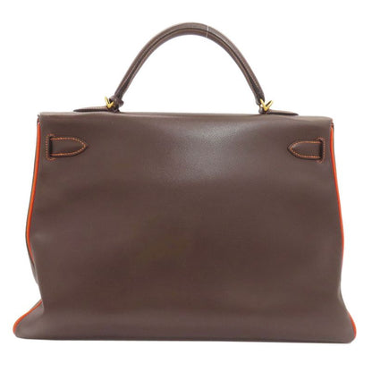 Hermes Kelly 40 Special Order Inner Sewing Gold Handbag Epsom