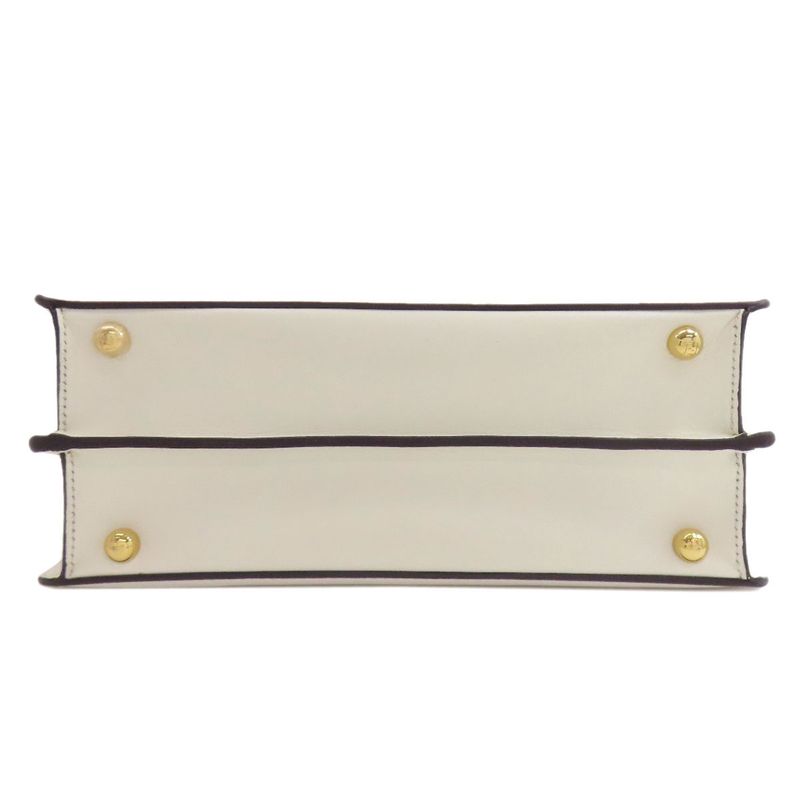 Fendi Peekaboo Eye Calf 2-Way Handbag