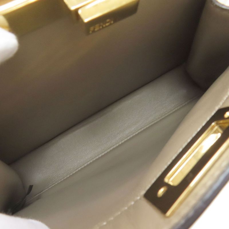 Fendi Peekaboo Eye Calf 2-Way Handbag