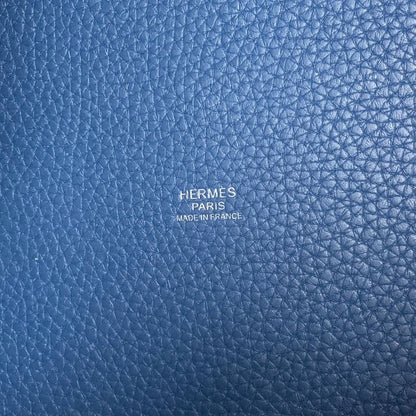 Hermes Picotin Lock MM Silver Handbag Taurillon