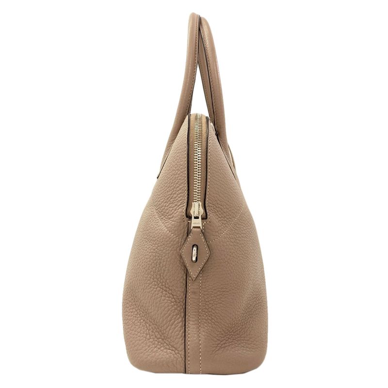Hermes Bolide 31 Tourtiere Silver Handbag Taurillon Clemence