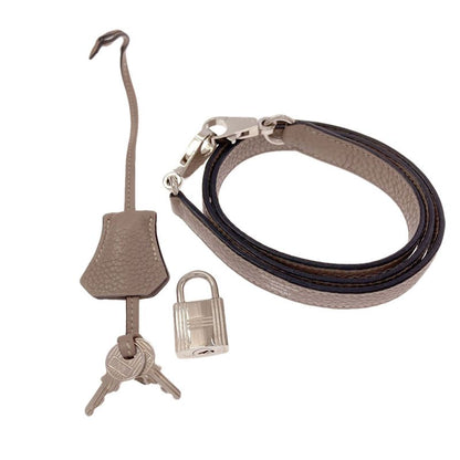 Hermes Bolide 31 Tourtiere Silver Handbag Taurillon Clemence