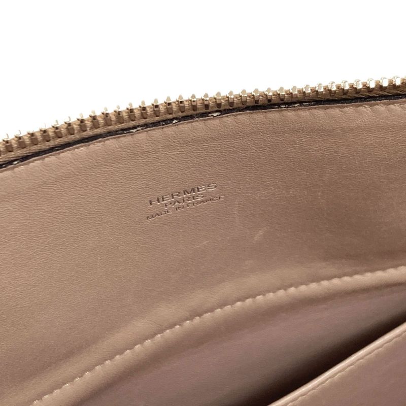 Hermes Bolide 31 Tourtiere Silver Handbag Taurillon Clemence