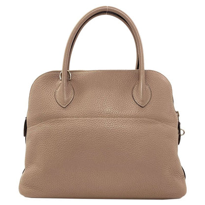 Hermes Bolide 31 Tourtiere Silver Handbag Taurillon Clemence