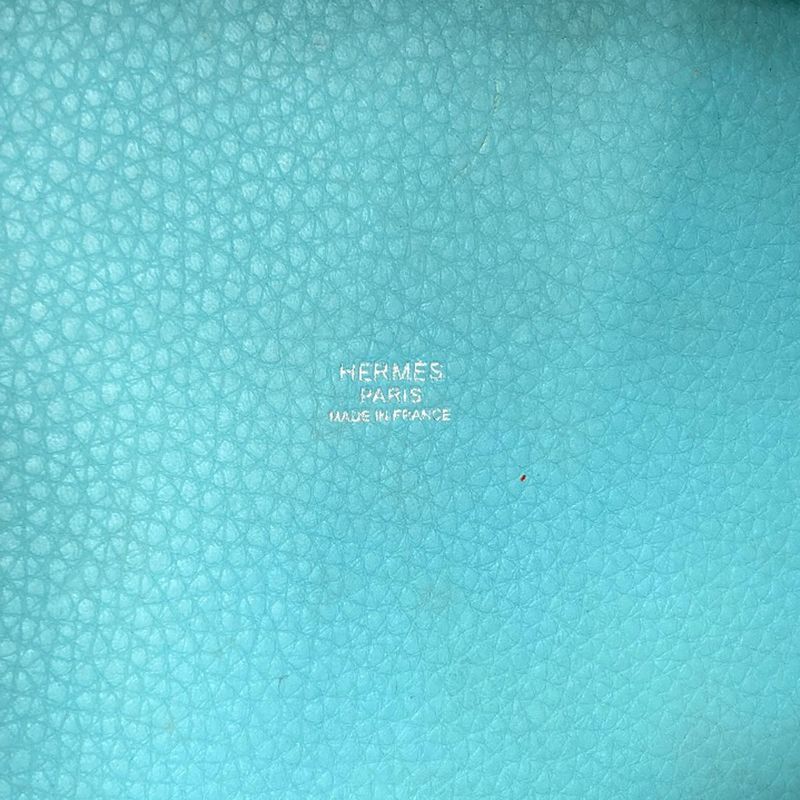 Hermes Picotin Lock Touch MM Silver Handbag Taurillon Clemence
