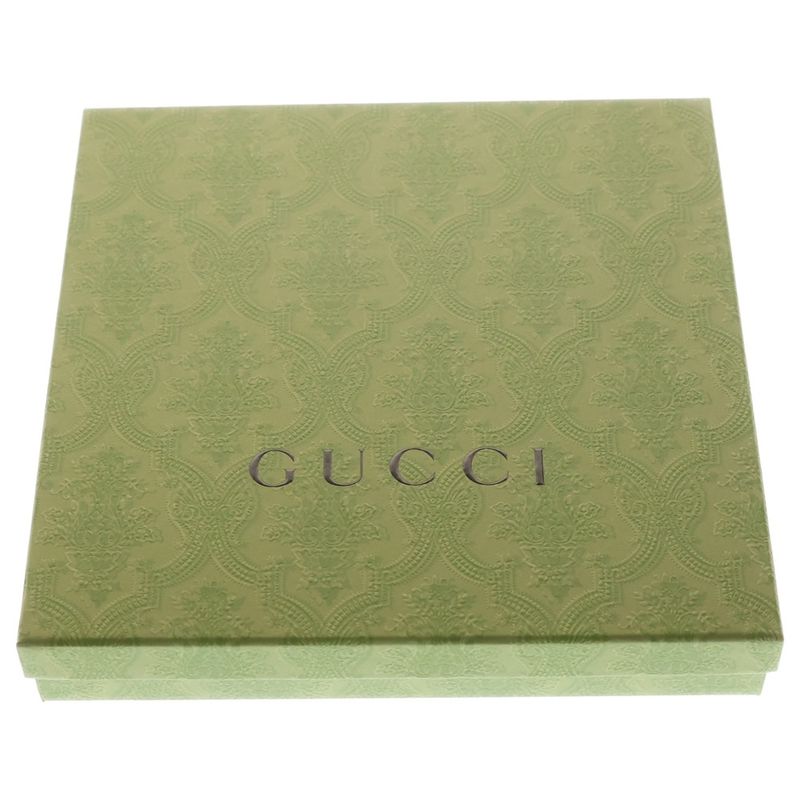 Gucci GG Jacquard Fringe Scarf Blue Brown