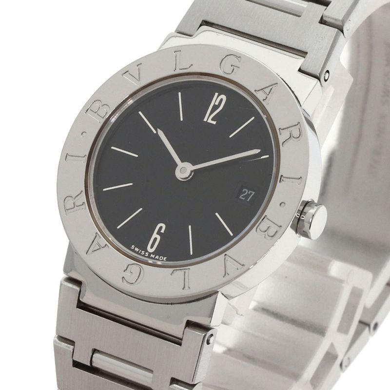Bvlgari Watch SS Black