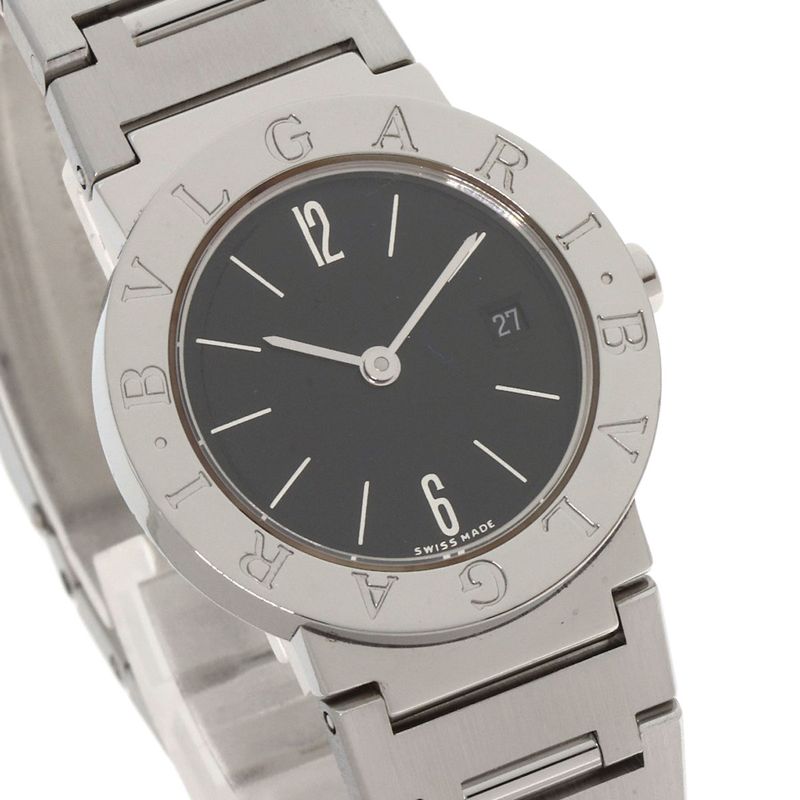 Bvlgari Watch SS Black
