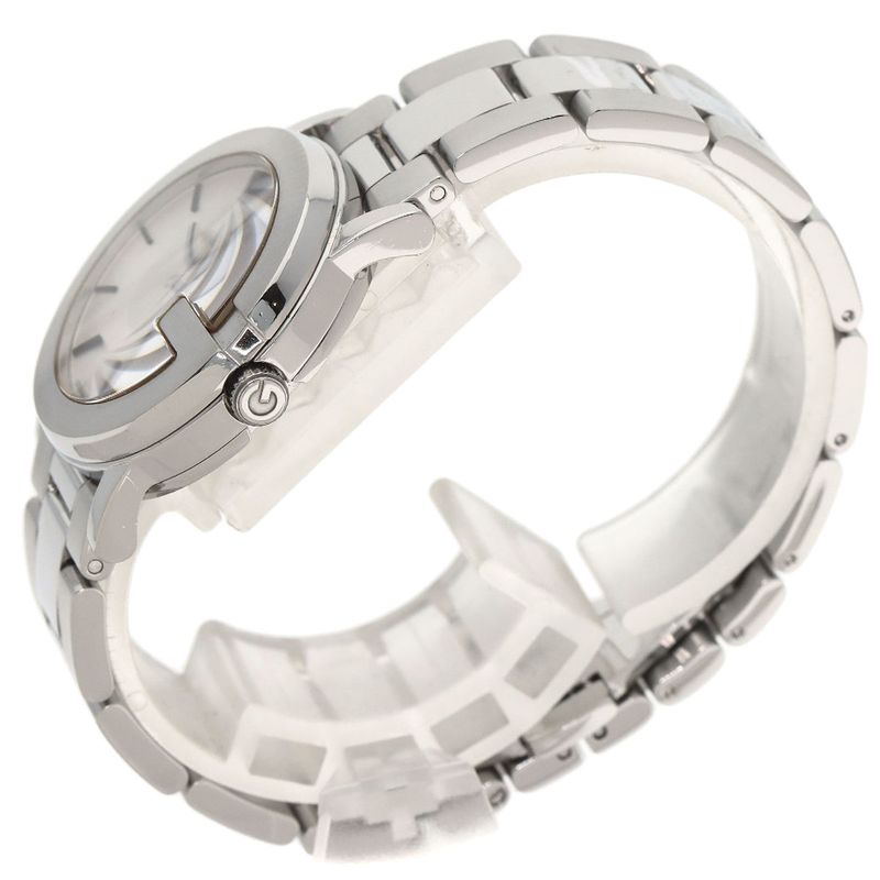 Gucci Round Face Watch SS