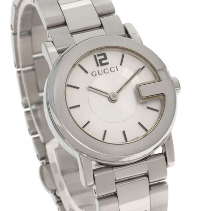 Gucci Round Face Watch SS