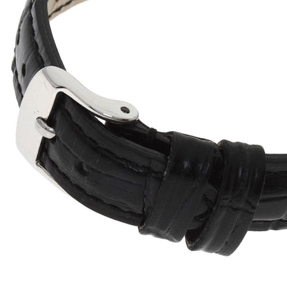 Gucci Round Face Watch SS Leather