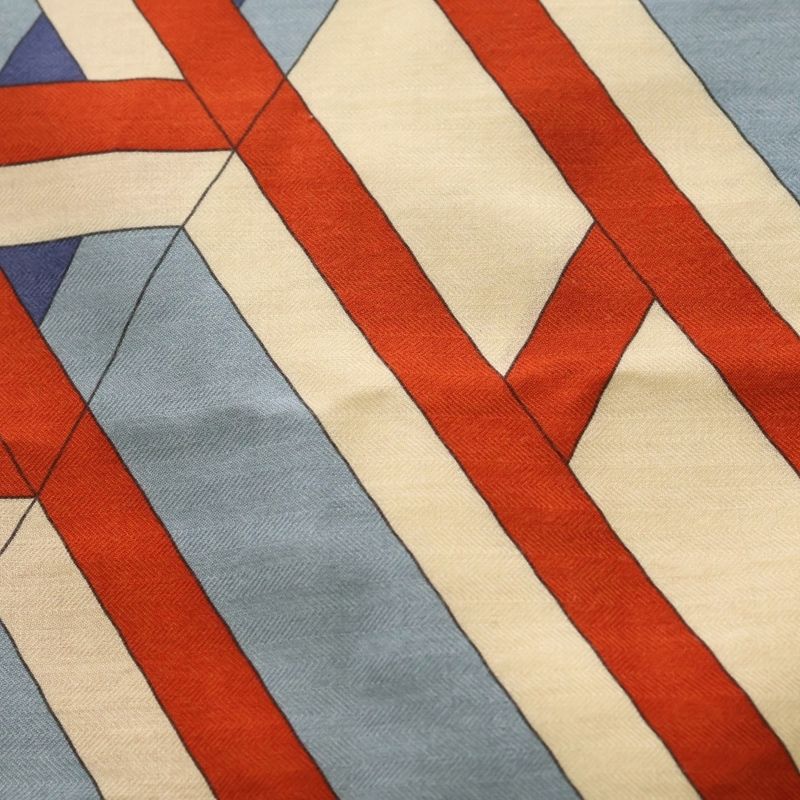 Hermes Carre Geant Cube Cassil 140 All Over Pattern Large Shawl Multicolor Scarf