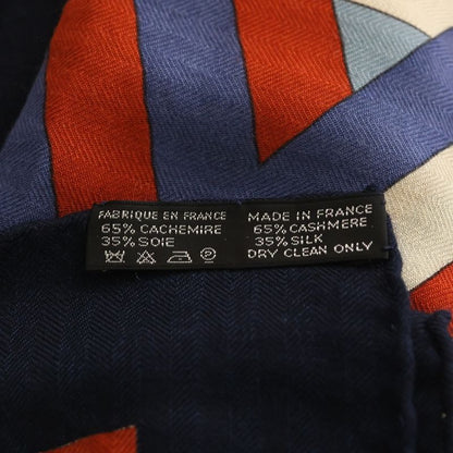Hermes Carre Geant Cube Cassil 140 All Over Pattern Large Shawl Multicolor Scarf