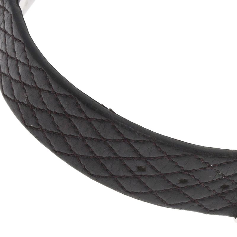 Chanel Quilted Watch SS Leather
