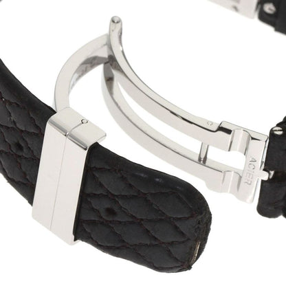 Chanel Quilted Watch SS Leather